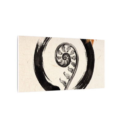 Fern Unfurling Autumn Canvas Art | Zen Peaceful Design