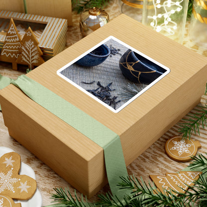 Tea Ceremony Gold Vein Sticker | Artful Kintsugi Art