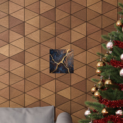 Golden Hour Rust Patina Wall Art Print - Kintsugi Kanso