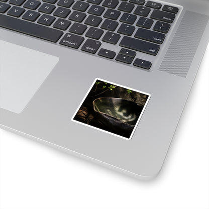Fukinsei Ceramic Bowl Sticker - Dark Japandi Dark Texture