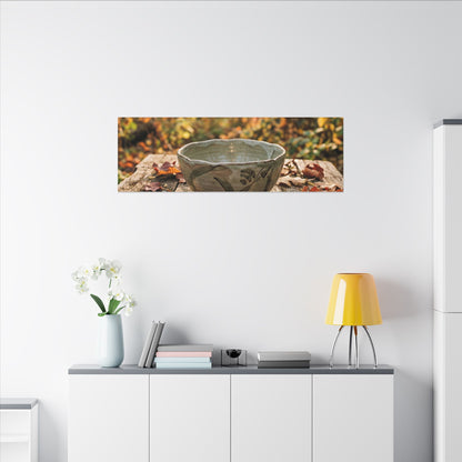 Spring Rock Garden Moody Minimal Canvas Art | Luxurious Decor