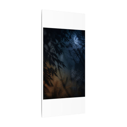 Kanso Shadow Play Canvas Art - Dark Japandi Shadow Zen