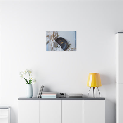 Ma Silk Drape Canvas Art - Kintsugi Gold Repair