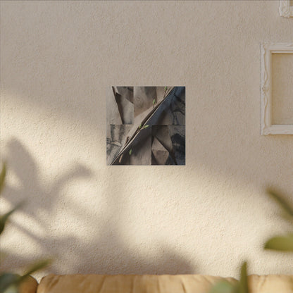 Paper Fold Canvas Art | Spring Japandi Japanese Pattern Art