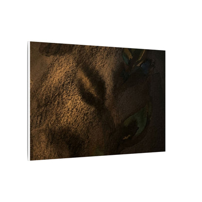 Candlelight Shadow Play Canvas Art - Dark Japandi Ma