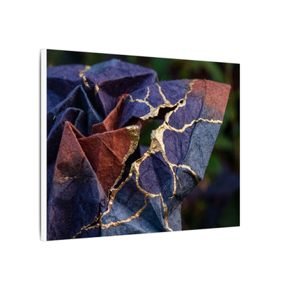 Philosophical Paper Fold Canvas Art - Gold Vein Kintsugi
