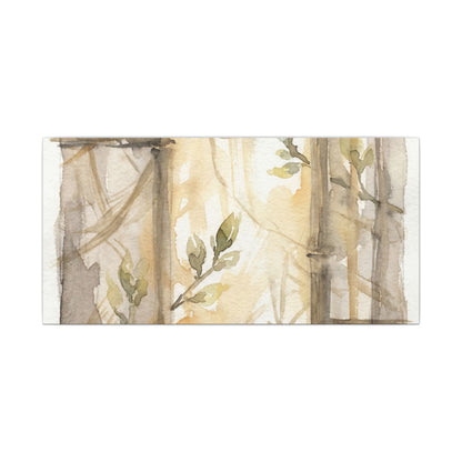 Shoji Screen Spring Canvas Art | Japandi Cozy Design