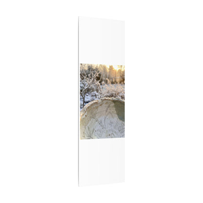 Ceramic Bowl Canvas Art | Winter Japandi Minimal Line Art