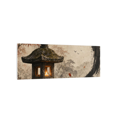 Ma Stone Lantern Canvas Art - Zen Enso