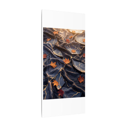 Golden Hour Silk Drape Canvas Art - Kintsugi Shibui