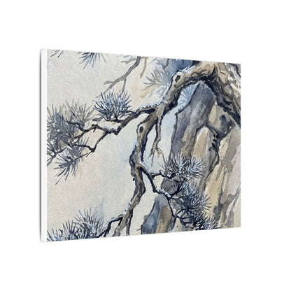 Moonlight Pine Tree Canvas Art - Japandi Seijaku