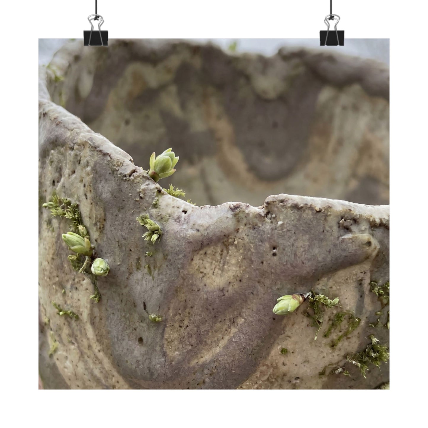 Overcast Ceramic Bowl Wall Art Print - Japandi Fukinsei