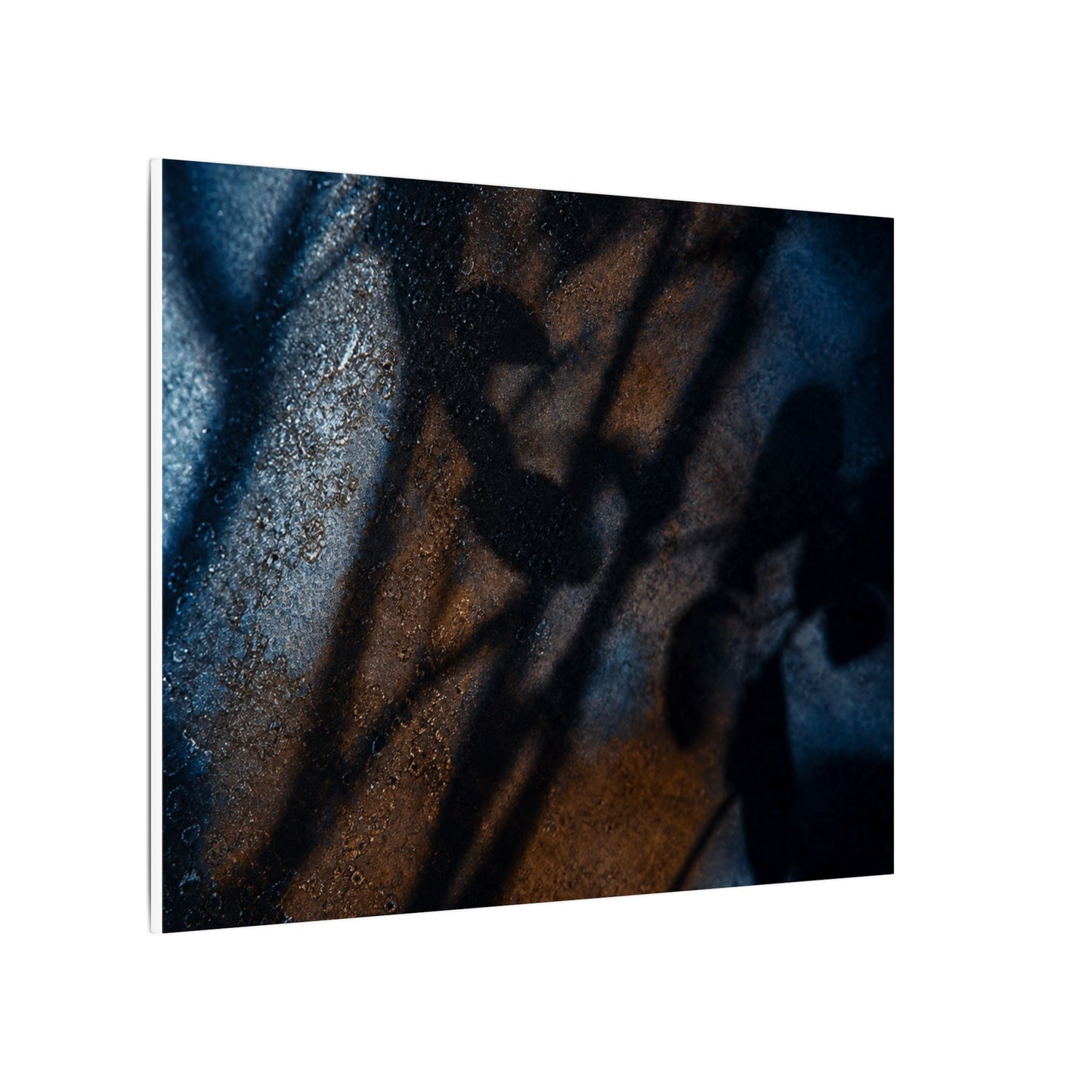 Moonlight Shadow Play Canvas Art - Dark Japandi Ma