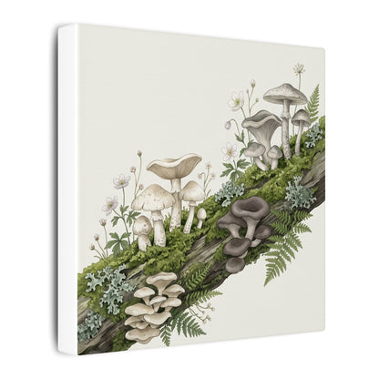 Dried Flowers Spring Canvas Art | Japandi Neutral Design