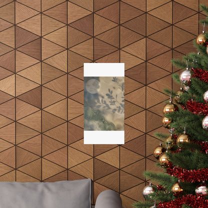 Winter Shadow Play Texture Wall Art Print | Cozy Decor