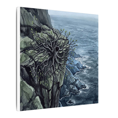 Pine Tree Spring Canvas Art | Japandi Neutral Design