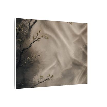 Silk Drape Canvas Art | Spring Japandi Japanese Pattern Art