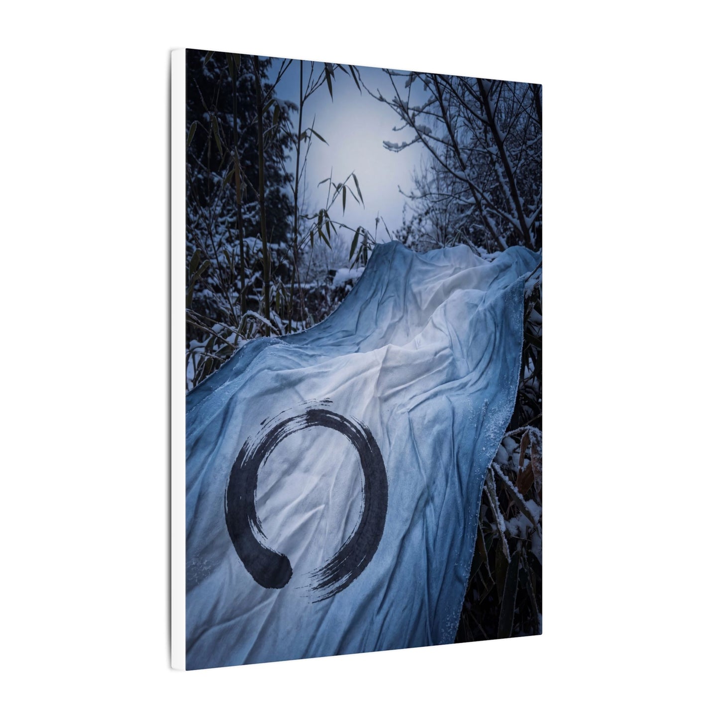 Moonlight Silk Drape Canvas Art - Zen Datsuzoku