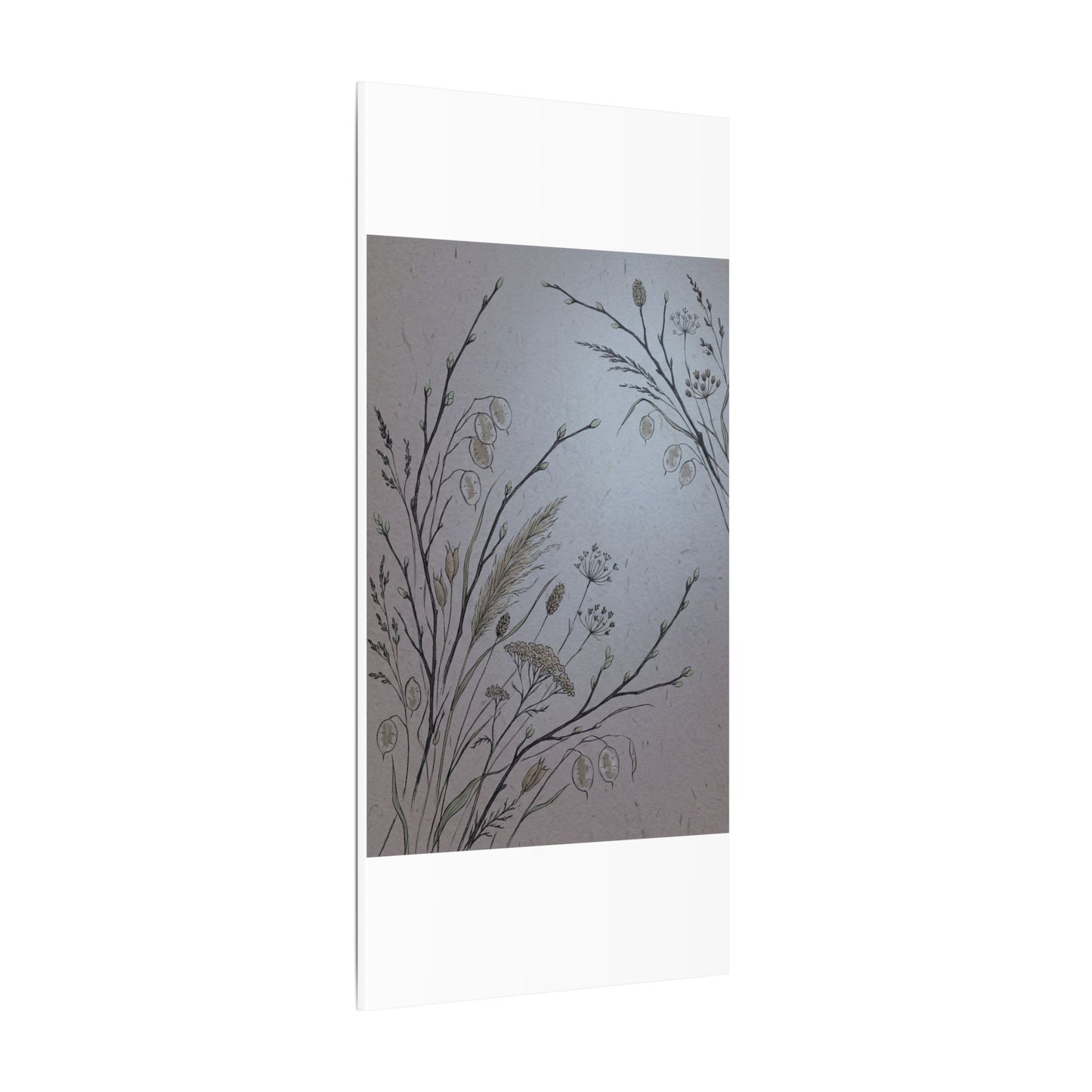 Spring Dried Flowers Japanese Pattern Canvas Art | Cozy Decor