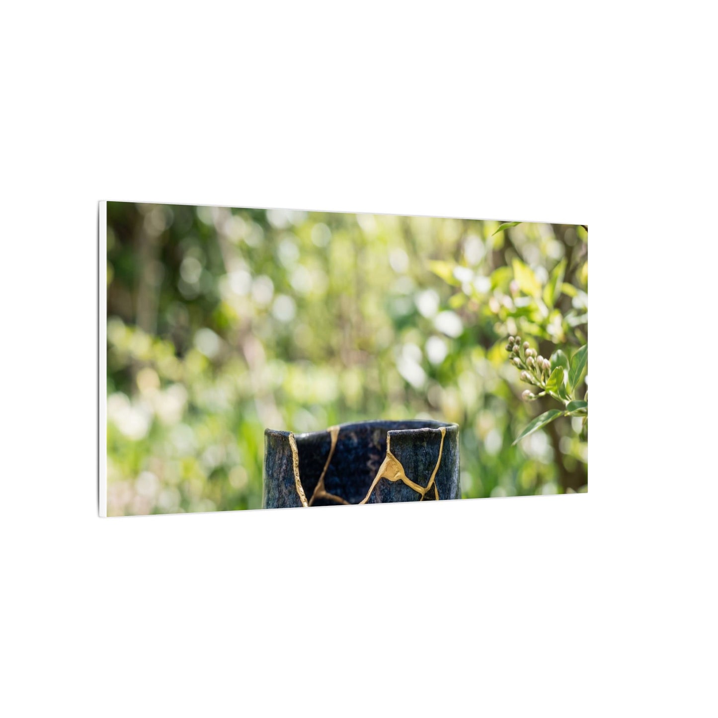 Kintsugi Broken Pottery in Dappled | Broken Beauty Canvas Art
