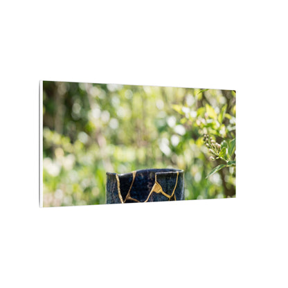 Kintsugi Broken Pottery in Dappled | Broken Beauty Canvas Art