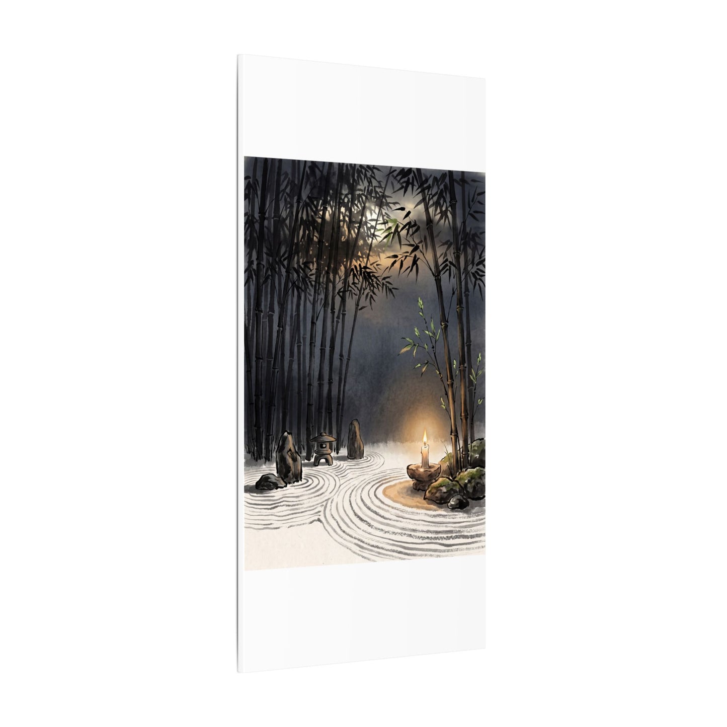 Tranquil Bamboo Grove Canvas Art - Karesansui Zen