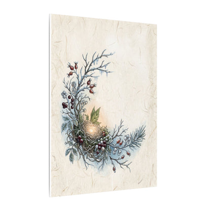 Winter Shoji Screen Forest Whimsy Canvas Art | Enchanting Decor