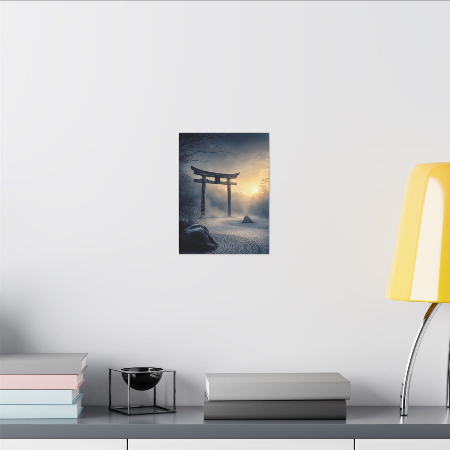 Zen Torii Gate in Golden Hour | Karesansui Canvas Art