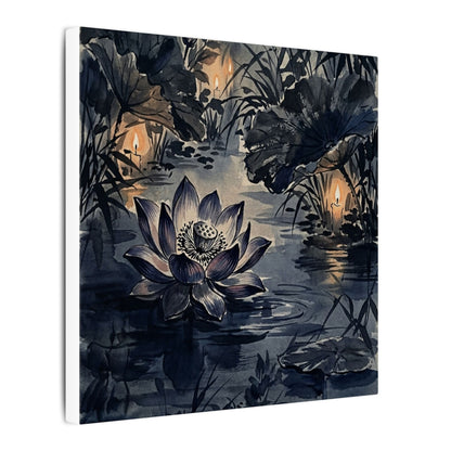Fukinsei Lotus Flower Canvas Art - Zen Sumi E