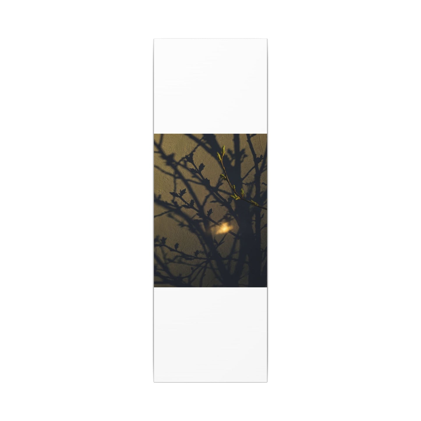 Bold Shadow Play Canvas Art - Moody Minimal Dark Japandi