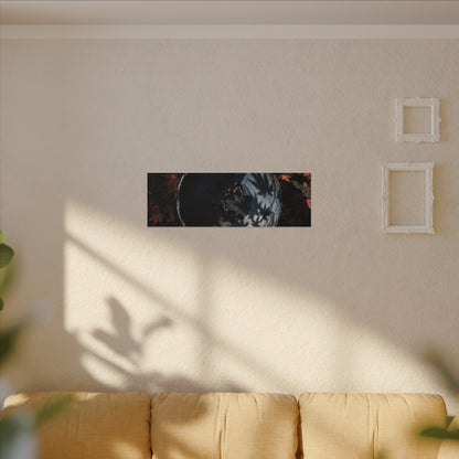 Autumn Ceramic Bowl Shadow Zen Canvas Art | Bold Decor