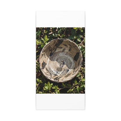 Elegant Ceramic Bowl Canvas Art - Japanese Pattern Japandi