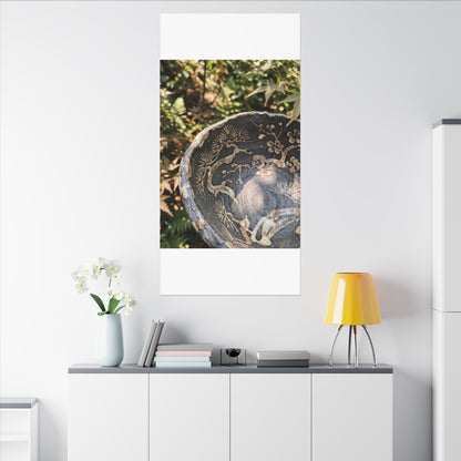 Ceramic Bowl Canvas Art | Summer Japandi Japanese Pattern Art