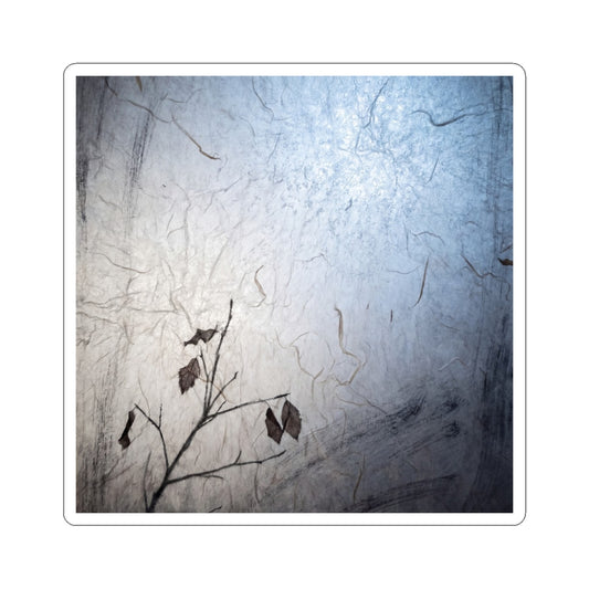 Shoji Screen Sticker | Winter Japandi Texture Art Art Print