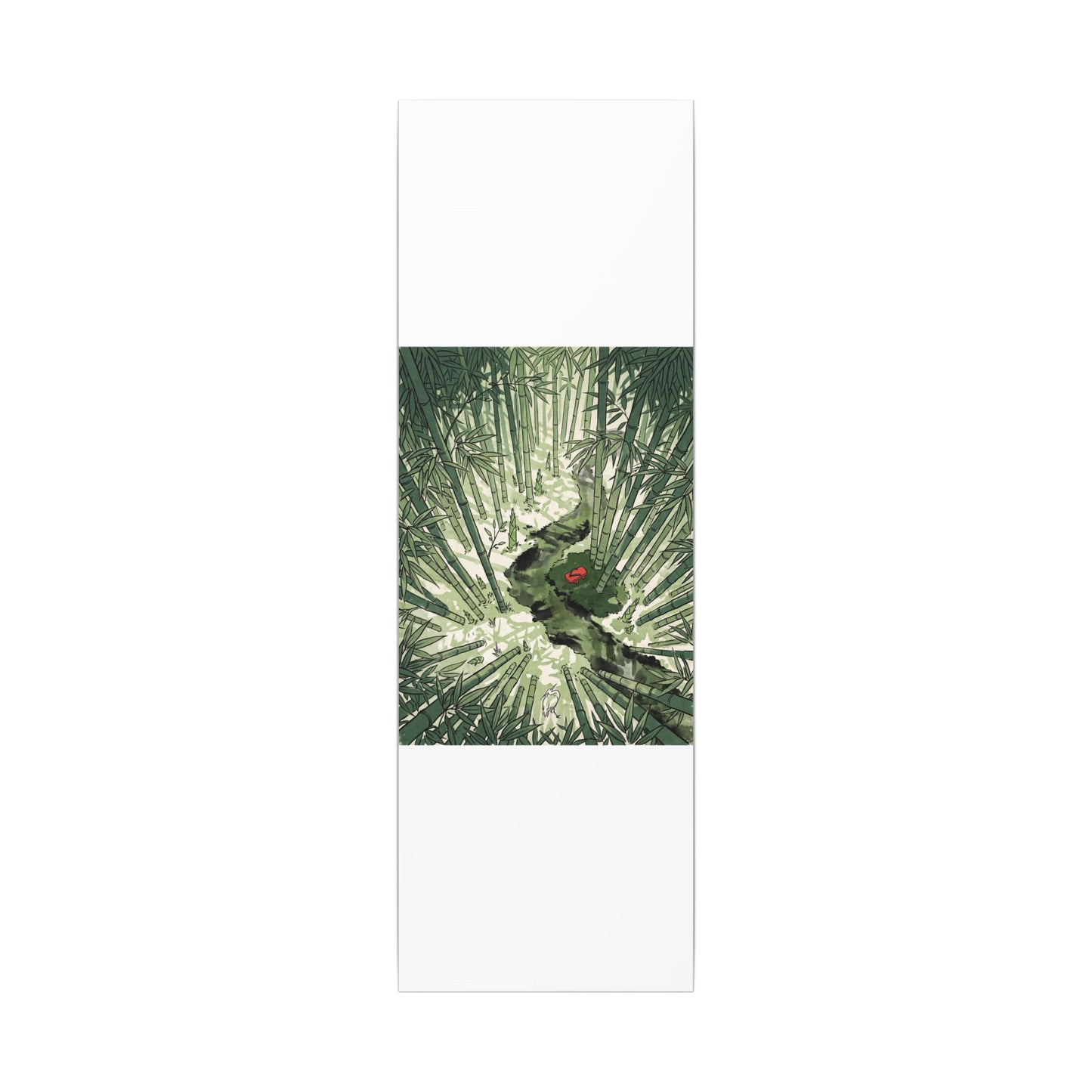 Peaceful Bamboo Grove Canvas Art - Ukiyo E Inspired Zen