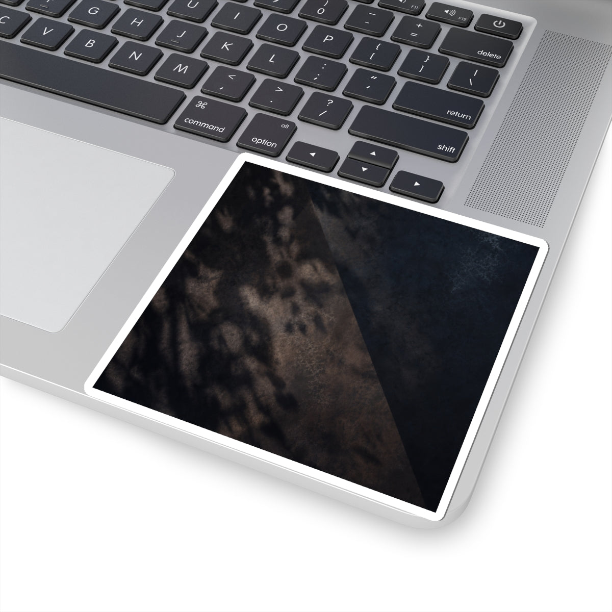 Shadow Play Moody Minimal Sticker | Luxurious Dark Japandi Art