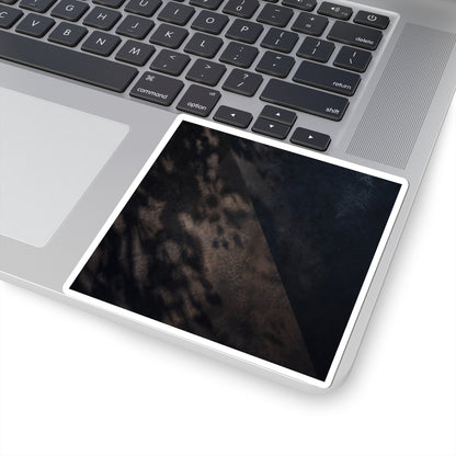 Shadow Play Moody Minimal Sticker | Luxurious Dark Japandi Art