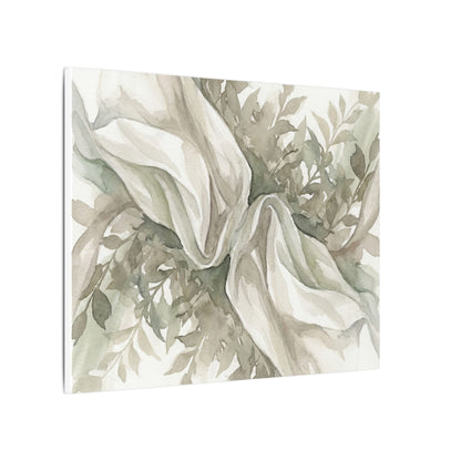 Summer Silk Drape Watercolor Canvas Art | Cozy Decor