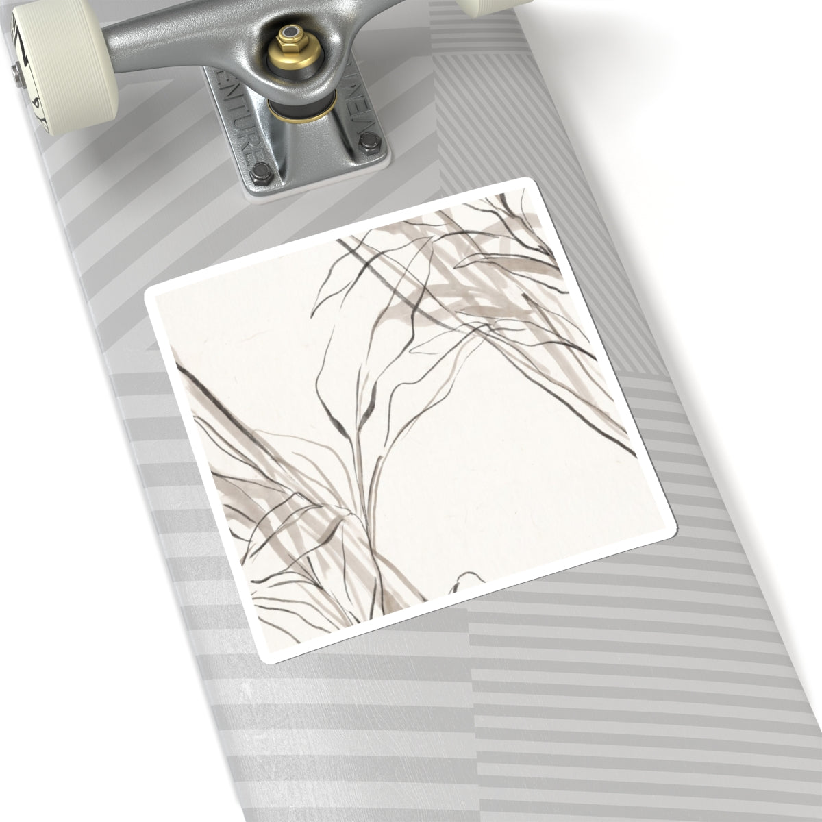 Ma Shoji Screen Sticker - Japandi Minimal Line