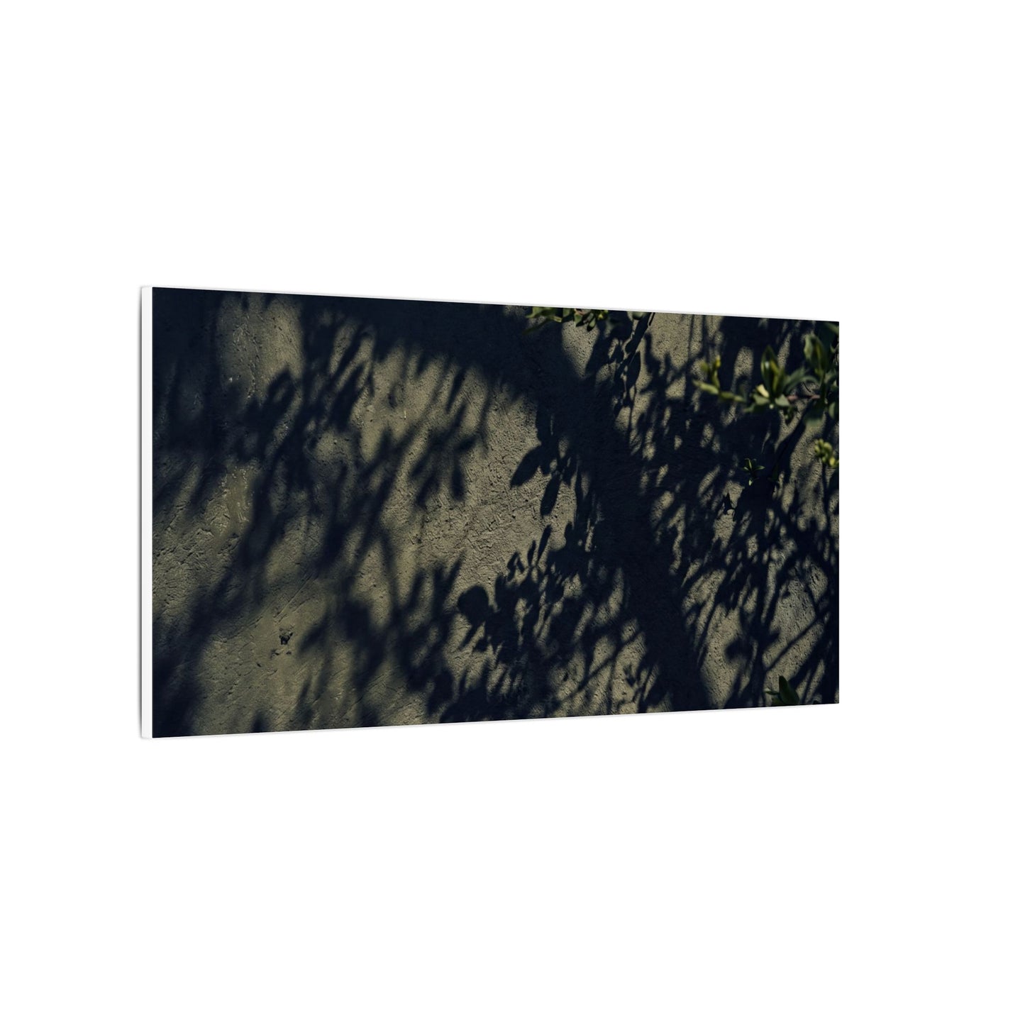 Atmospheric Shadow Play Canvas Art - Moody Minimal Dark Japandi