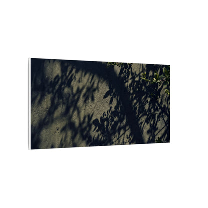 Atmospheric Shadow Play Canvas Art - Moody Minimal Dark Japandi