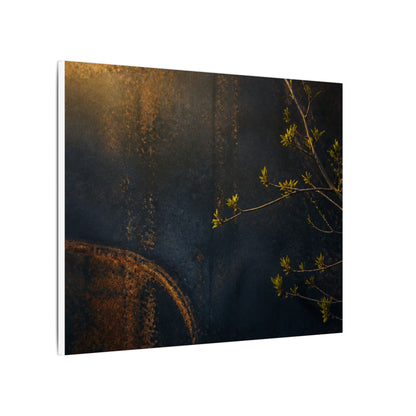 Spring Rust Patina Dark Texture Canvas Art | Moody Decor