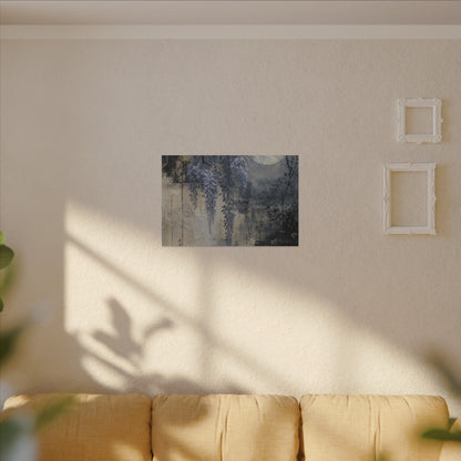 Winter Wisteria Texture Canvas Art | Elegant Decor