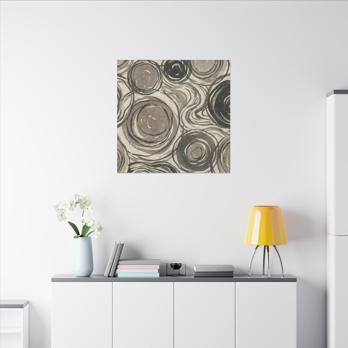 Wabi-sabi Pattern Japandi Japanese Pattern Canvas Art