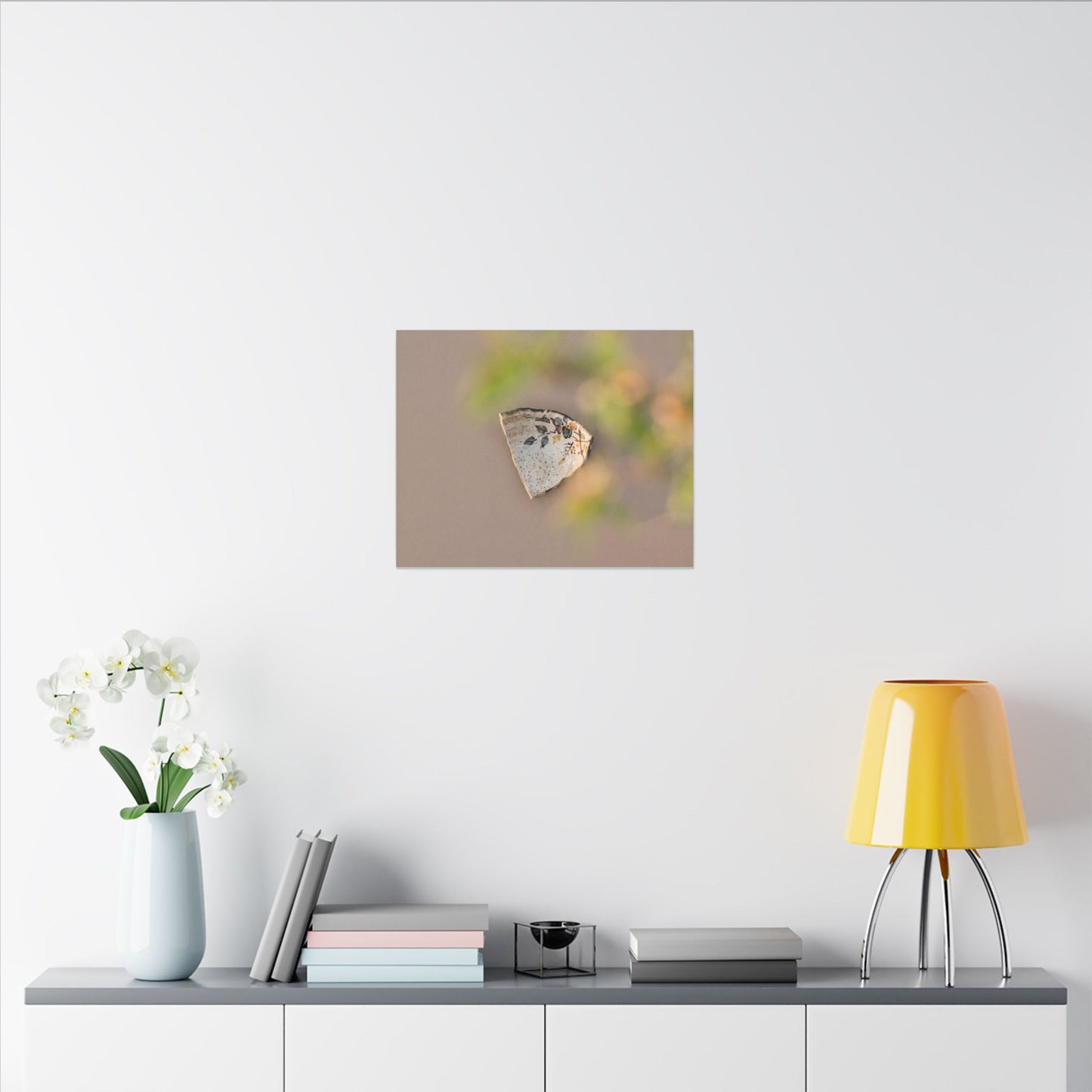 Ceramic Bowl Canvas Art | Spring Japandi Japanese Pattern Art