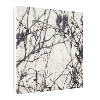 Winter Shadow Play Japanese Pattern Canvas Art | Elegant Decor