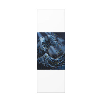 Ocean Wave Spring Canvas Art | Kintsugi Artful Design