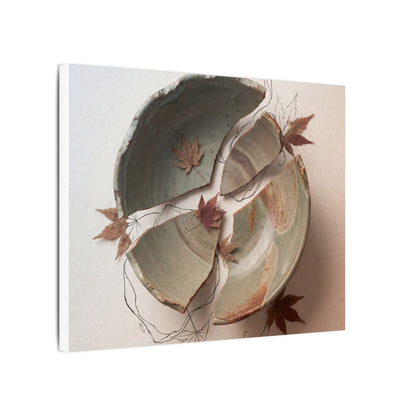 Dawn Ceramic Bowl Canvas Art - Japandi Fukinsei