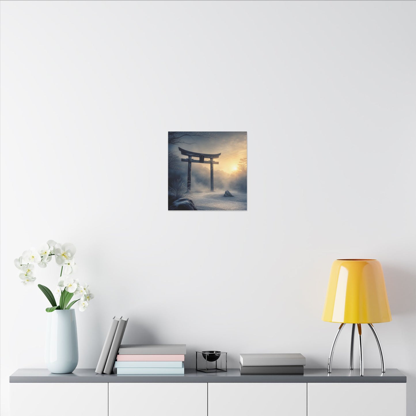 Zen Torii Gate in Golden Hour | Karesansui Canvas Art