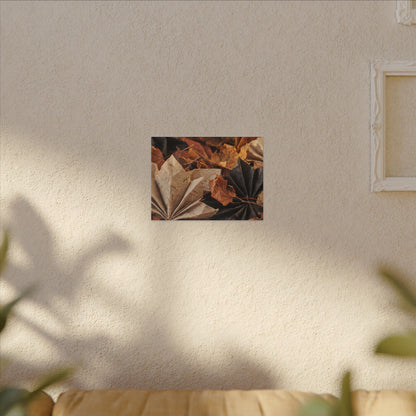 Paper Fold Texture Canvas Art | Elegant Japandi Art